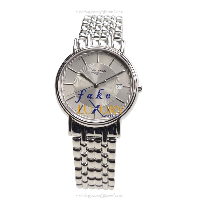 Longines L4.921.4.78.6 PRESENCE Replica Watch - Automatic - Stainless Steel Case - Silver Dial - Image 2