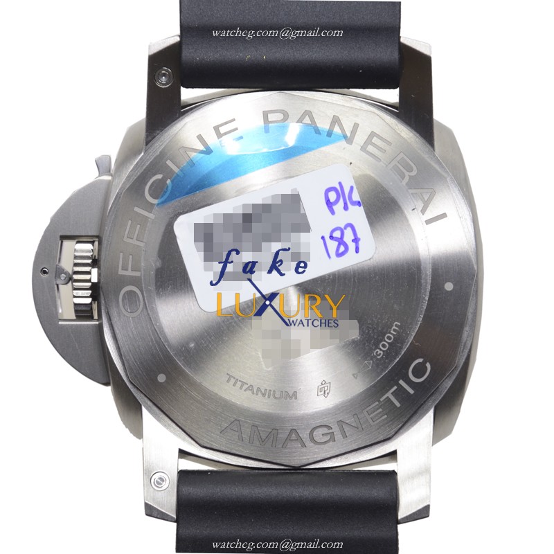 Panerai PAM00389 LUMINOR Automatic Titanium Replica Watch - Black Dial, Swiss Movement, 47mm Case - Image 3