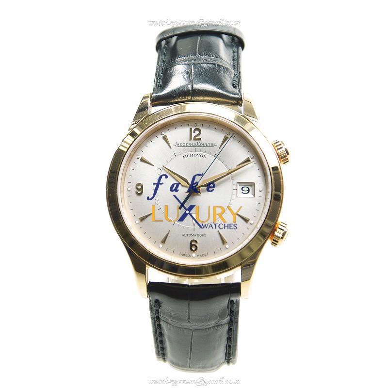 Jaeger-Lecoultre Master Ultra Thin Q1412430 - Automatic - 18kt Rose Gold - Silver Dial - Replica - Image 2