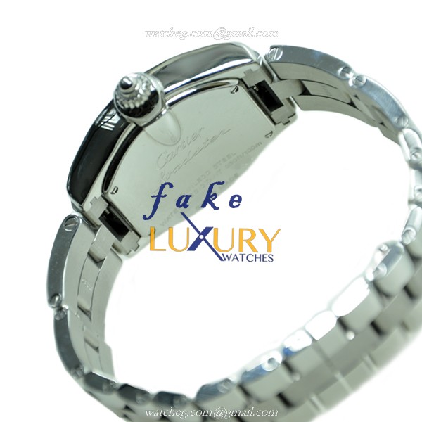 Cartier W62016V3 ROADSTER Quartz Silver Dial Stainless Steel Replica Watch - Image 4
