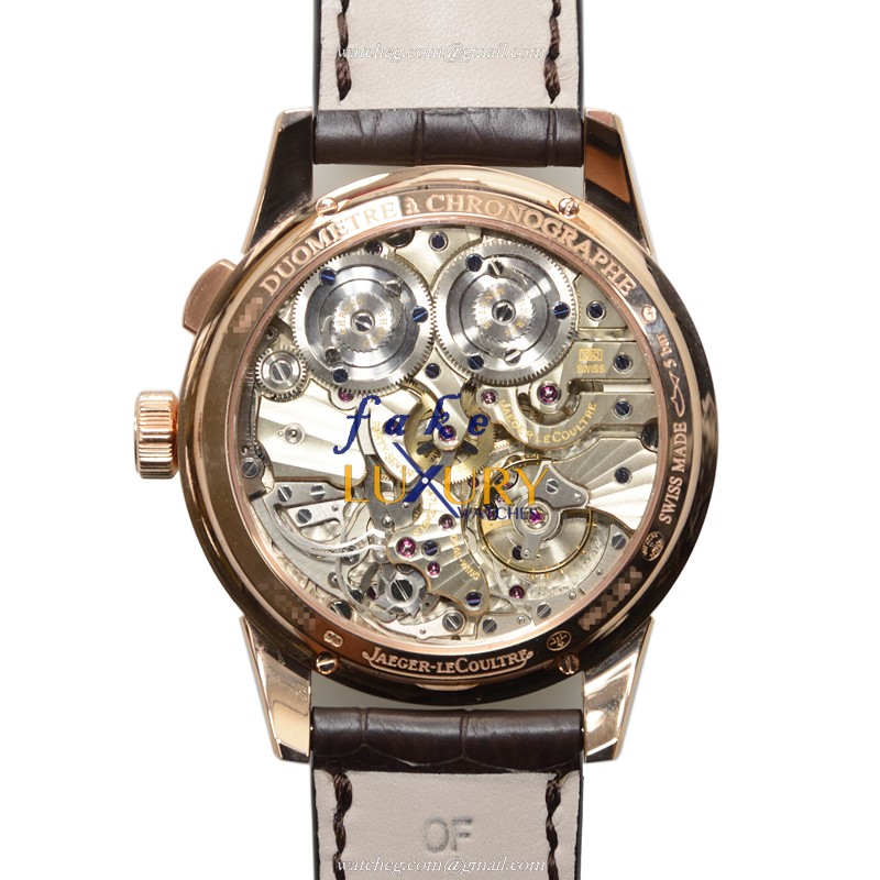 Jaeger-Lecoultre Q6012521 DUOMETRE Manual Wind 18kt Rose Gold Replica Watch - Swiss Movement - Image 3