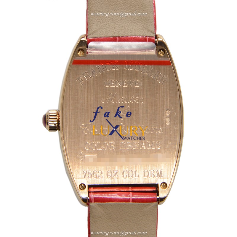 Franck Muller 7562 QZ COL DRM A 5N Quartz 18kt Rose Gold Master Of Complication Replica Watch - Image 3