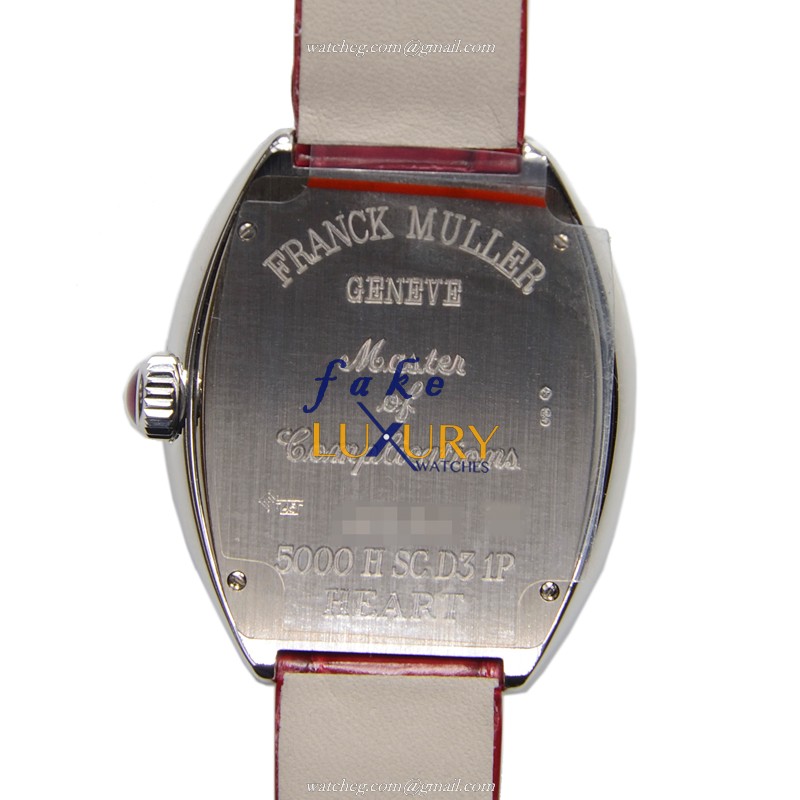 Franck Muller 5000 H SC D3 1P OG Automatic 18kt White Gold & Diamond Replica Watch - Master of - Image 3