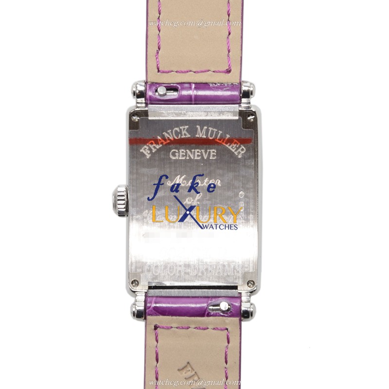Franck Muller 902 QZ COL DRM D OG Replica Watch, Quartz, Silver Dial, 18kt White Gold & Diamond - Image 3