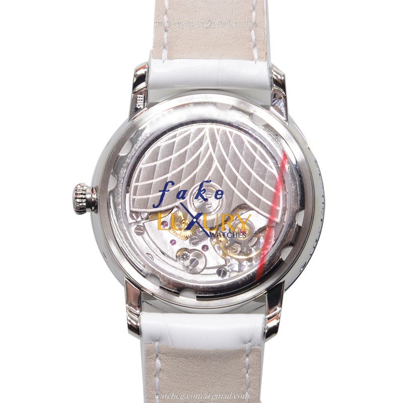 Blancpain 3663A-4654-55B Replica Watch, White Dial, Stainless Steel & Diamonds, Automatic - Image 3