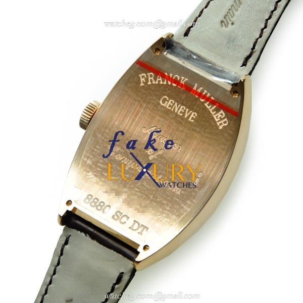 Franck Muller 8880 SC DT 5N Replica Watch, Automatic Movement, Black Dial, Rose Gold Case - Image 3