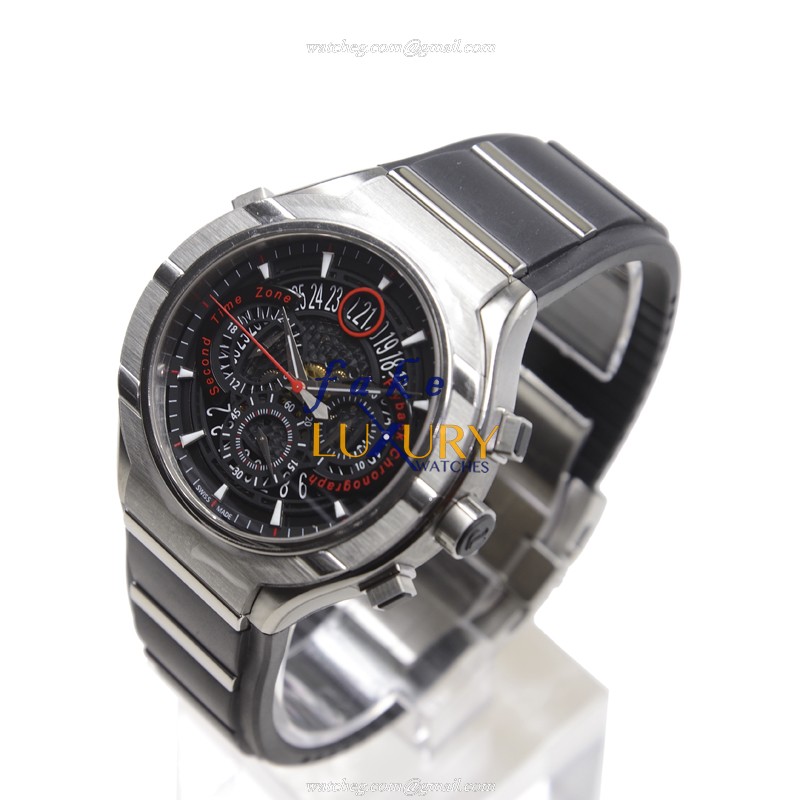 Piaget G0A35001 POLO Automatic Titanium Black Dial Silver Strap Replica Watch - Image 3