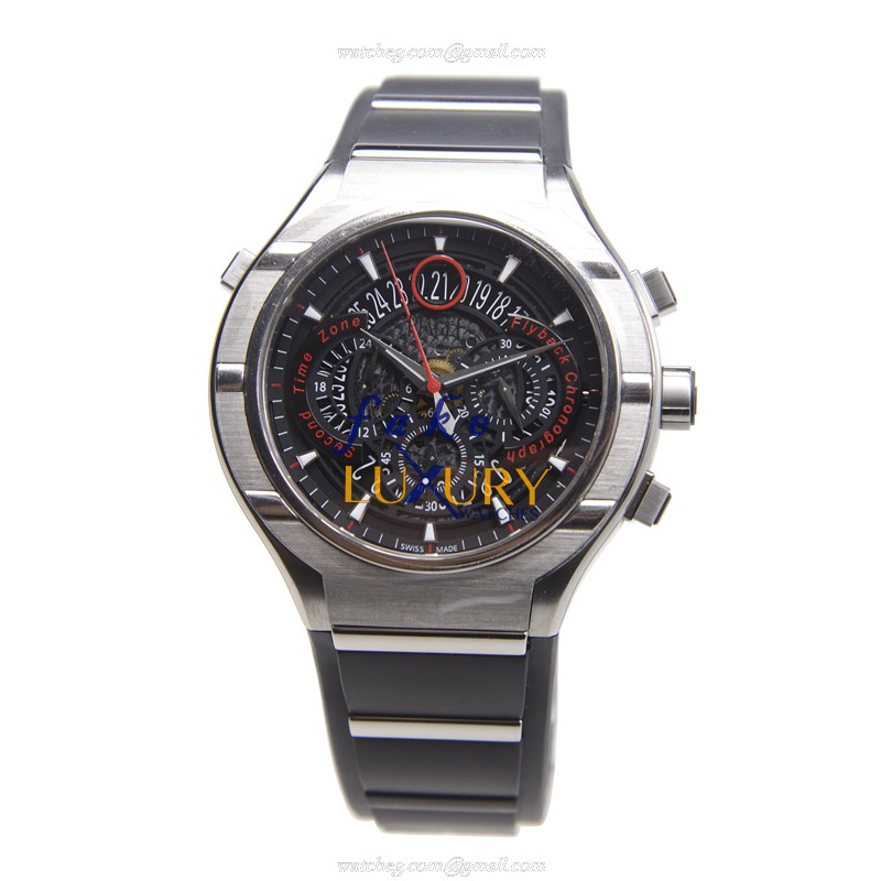 Piaget G0A35001 POLO Automatic Titanium Black Dial Silver Strap Replica Watch - Image 2