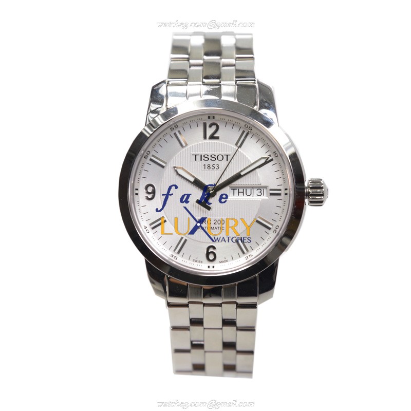 Tissot T014.430.11.037.00 T-SPORT Automatic Silver Dial Stainless Steel Replica Watch - Image 2