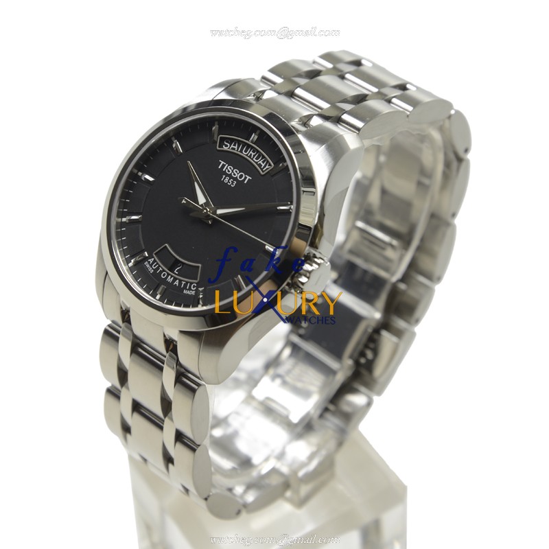 Tissot T035.407.11.051.00 T-Classic - Replica Watch - Automatic - Stainless Steel Case - Black Dial - Image 3