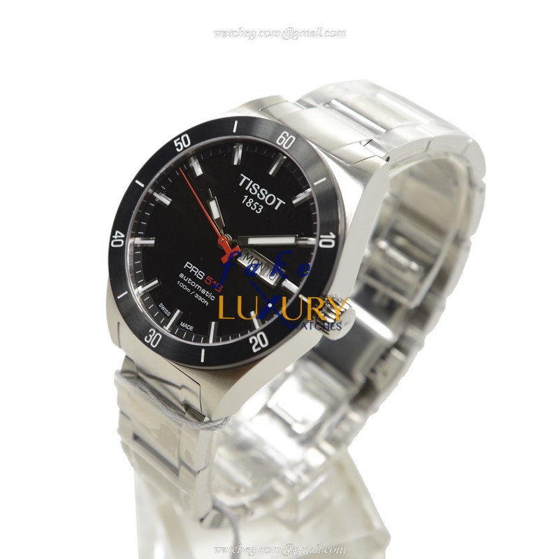 Tissot T-SPORT Automatic Replica Watch T044.430.21.051.00, Black Dial, Steel Case, Silver Bracelet - Image 3