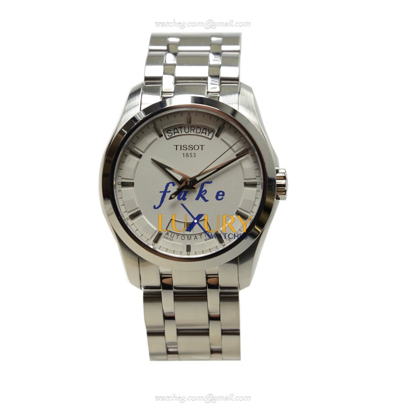 Tissot T-CLASSIC Replica Watch T035.407.11.031.00 Automatic Silver Dial Stainless Steel Bracelet - Image 2