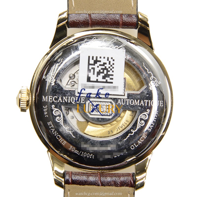 Tissot T41.5.413.73 T-Classic Replica Watch - Automatic - Steel Case - Silver Dial - Leather Strap - Image 3
