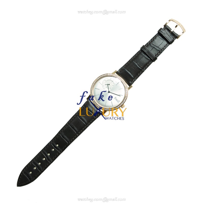 Piaget G0A36118 Altiplano Manual Wind 18kt Rose Gold Silver Dial Replica Watch - Image 2