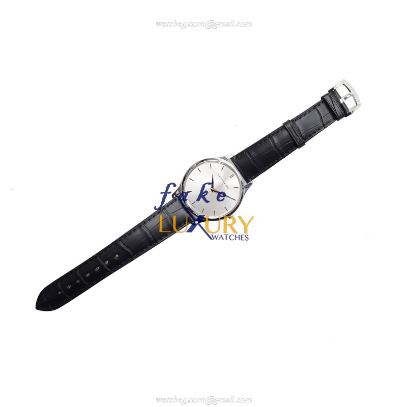 Chopard L.U.C 161920-1004 Automatic 18kt White Gold Replica Watch, Silver Dial, Alligator Strap - Image 2