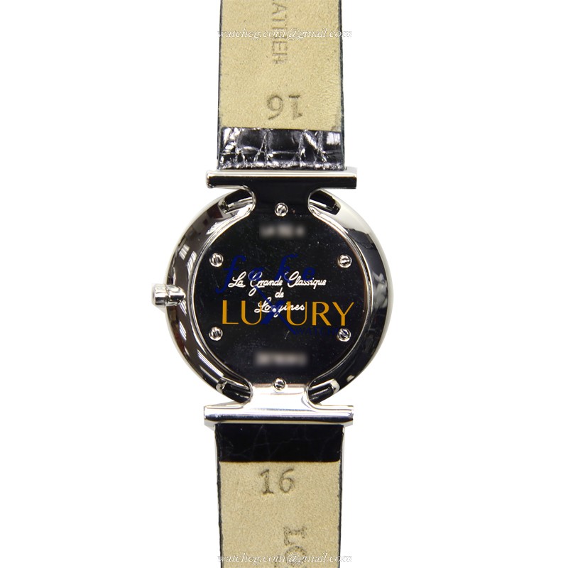 Longines La Grande L4.512.4.71.2 - Replica Watch - Quartz - 29mm Silver Dial - Black Leather Strap - Image 3