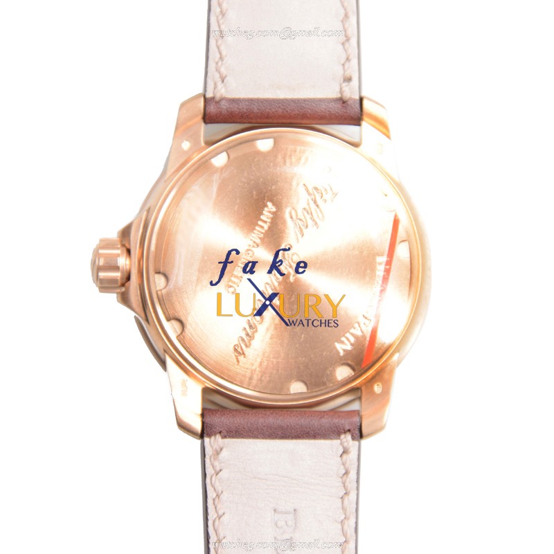 Blancpain 5015A-3630-63B Fifty Fathoms - Replica Watch - Black Dial - Automatic - Rose Gold Case - Image 3