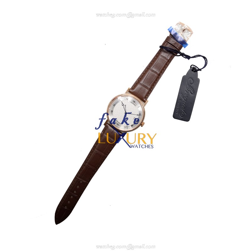 Breguet 5177BR/12/9V6 Classic Replica Watch, Automatic, Silver Dial, Rose Gold Case - Image 2
