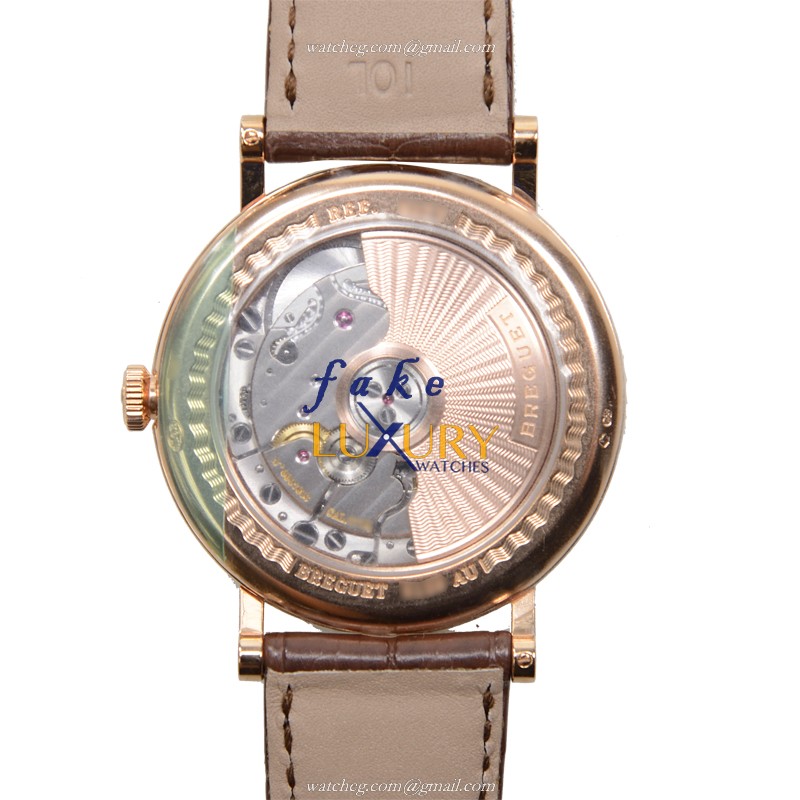 Breguet 5177BR/12/9V6 Classic Replica Watch, Automatic, Silver Dial, Rose Gold Case - Image 3