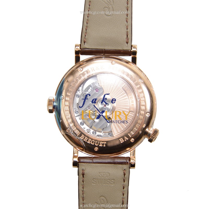 Breguet 5717BR/AS/9ZU Classic Automatic 18kt Rose Gold Silver Dial Replica Watch - Image 3