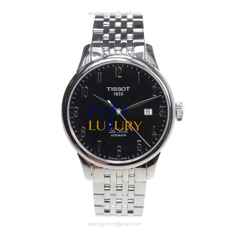 Tissot Le Locle Automatic Replica Watch T41.1.483.52, Black Dial Stainless Steel - Image 2