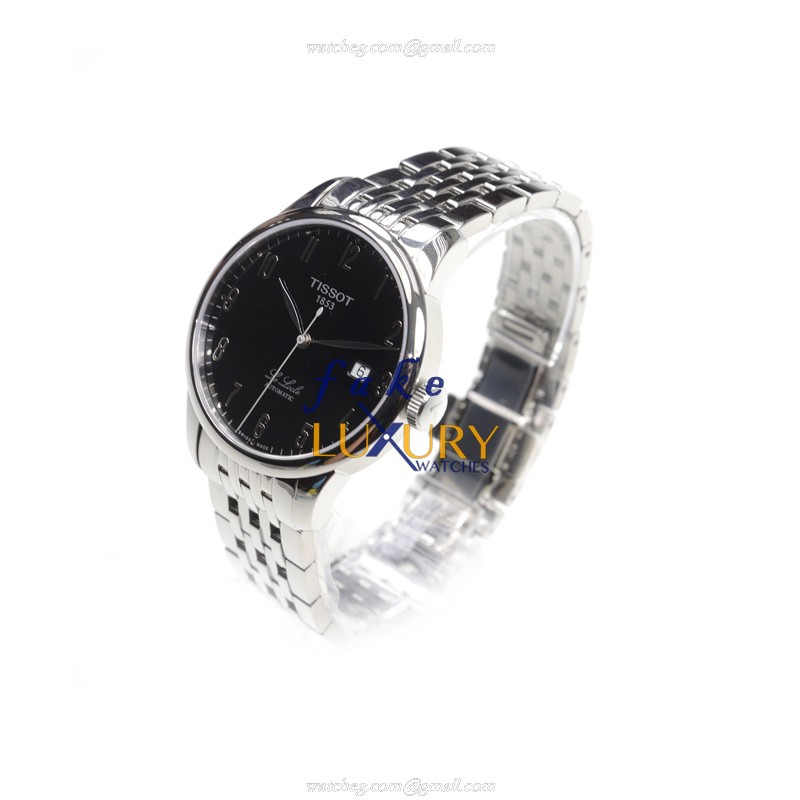 Tissot Le Locle Automatic Replica Watch T41.1.483.52, Black Dial Stainless Steel - Image 3