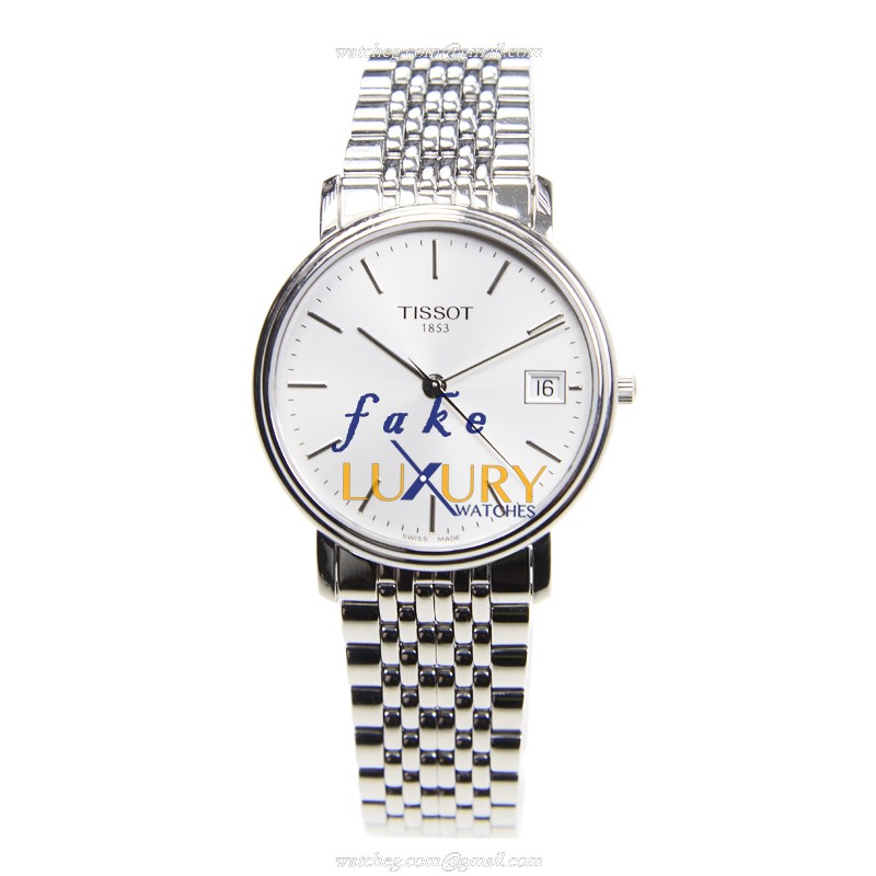 Tissot T52.1.481.31 T-Classic Replica Watch - Quartz - Silver Dial - Stainless Steel - 34mm - Image 2
