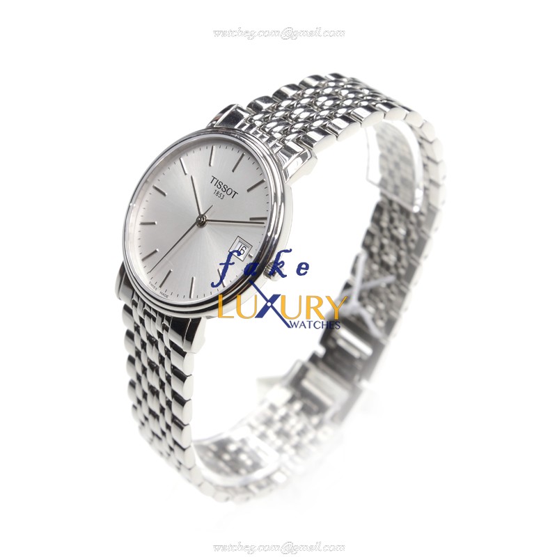 Tissot T52.1.481.31 T-Classic Replica Watch - Quartz - Silver Dial - Stainless Steel - 34mm - Image 3