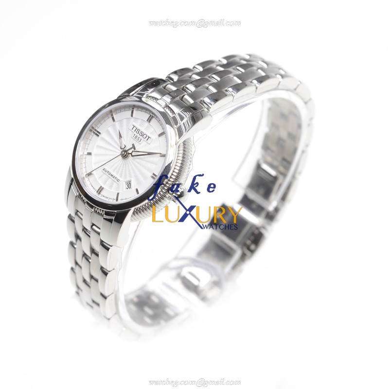Tissot T97.1.183.31 Replica Watch Automatic Movement White Dial Stainless Steel Bracelet - Image 3
