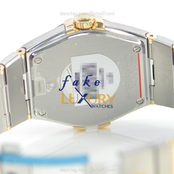 Omega 123.20.35.60.02.002 Constellation Replica Watch, Silver Dial, 18kt Gold Steel Case, Quartz - Image 3