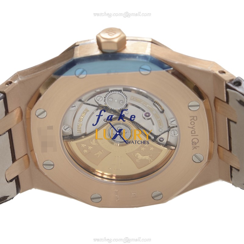 Audemars Piguet Royal Oak 15400OR.OO.D088CR.01 Replica Watch, Automatic, Rose Gold Case, Silver Dial - Image 4