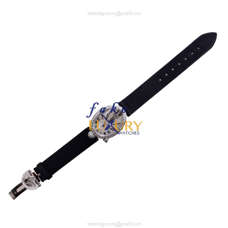 Breguet 8928BB/51/844/DD0D Replica Watch White Mother of Pearl Dial 18kt Gold Case Diamond Bezel - Image 2