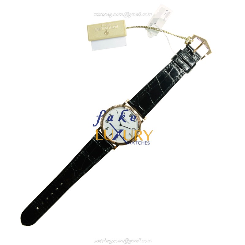 Patek Philippe 5119R-001 Calatrava 36mm Rose Gold Manual Wind Replica Watch - Image 2