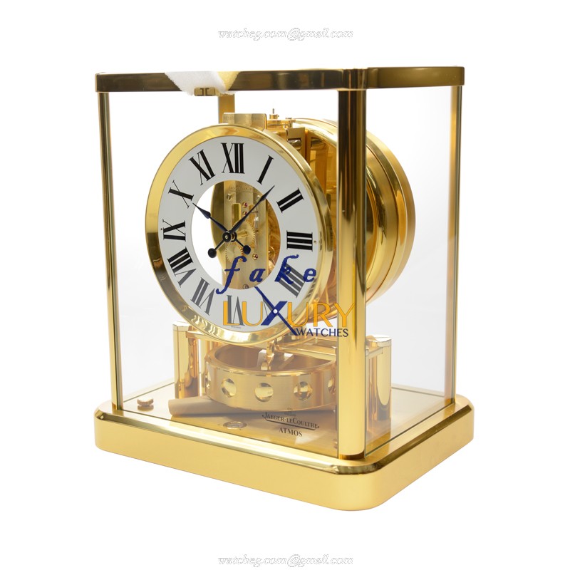 Jaeger-Lecoultre Q5101202 ATMOS CLASSIQUE Automatic PVD Gold Replica Watch, White Dial - Image 3