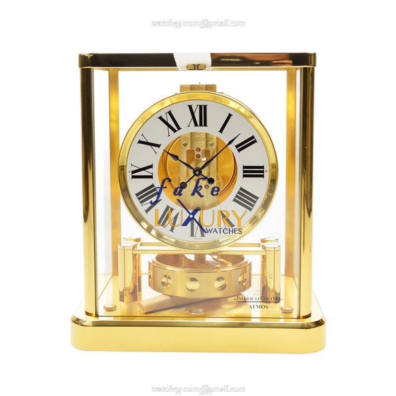 Jaeger-Lecoultre Q5101202 ATMOS CLASSIQUE Automatic PVD Gold Replica Watch, White Dial - Image 2
