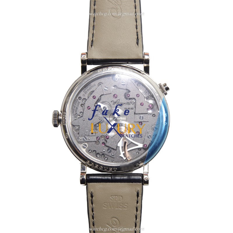 Breguet 7067BB/G1/9W6 Tradition Manual Wind 18kt White Gold Gray Dial Replica Watch - Image 3