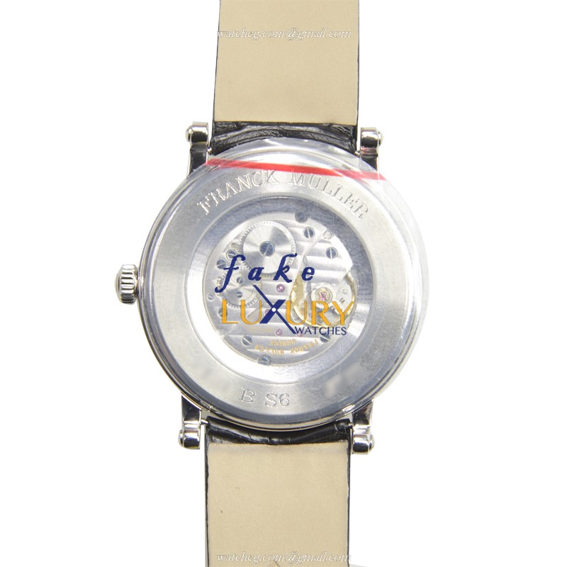 Franck Muller 7421 B S6 AC Liberty Automatic Stainless Steel Silver Dial Replica Watch - Image 3