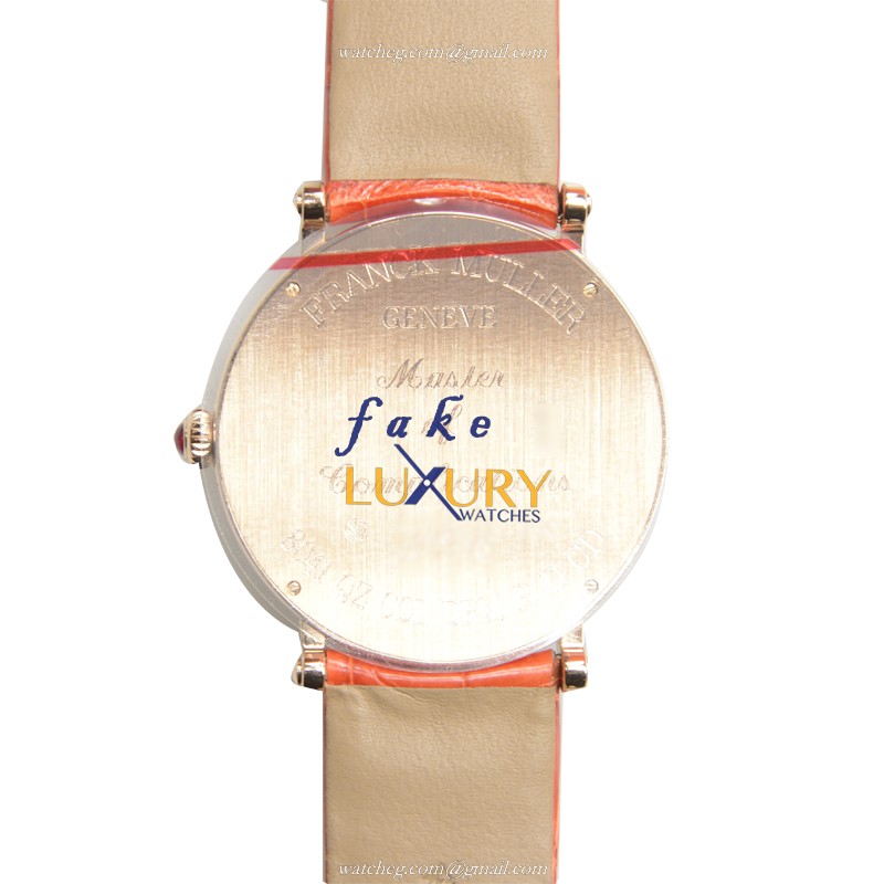 Franck Muller 8041 QZ COL DRM R D CD 5N Replica Watch, Quartz Movement, 41mm Rose Gold & Diamond - Image 3