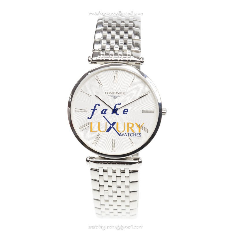 Longines L4.800.4.71.6 La Grande Replica Watch, Silver Dial, 35mm Steel Case, Quartz - Image 2