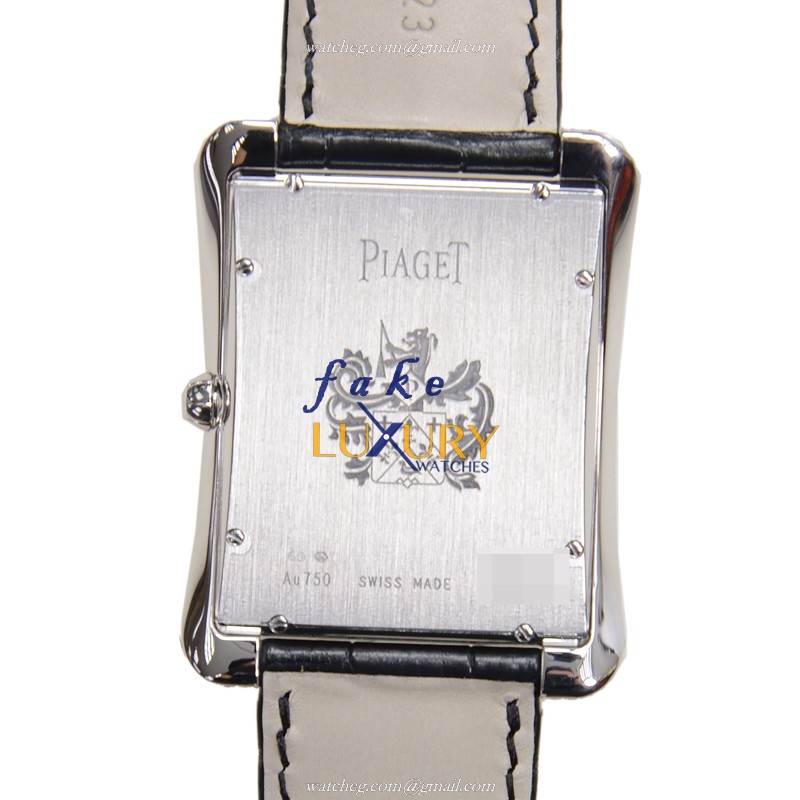 Piaget G0A33075 Emperador Automatic 18kt White Gold Diamond Silver Dial Replica Watch - Image 3