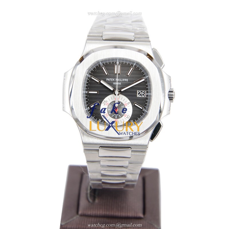 5980/1A-014 - Patek Philippe Nautilus Replica Watch Automatic Black Dial Steel - Image 2