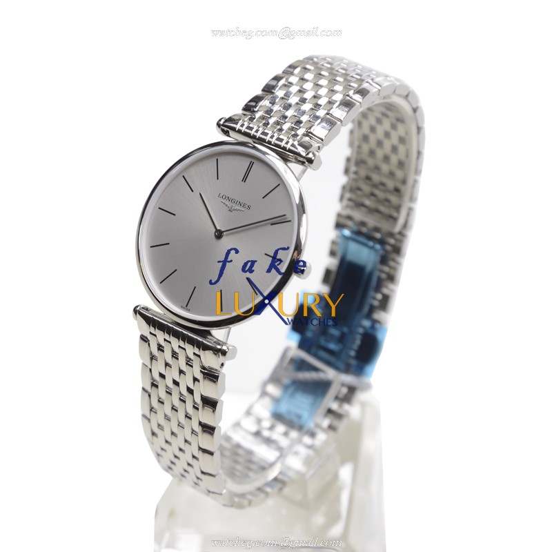 Longines L4.709.4.72.6 La Grande Replica Watch, Silver Dial, Steel Bracelet, Quartz - Image 3