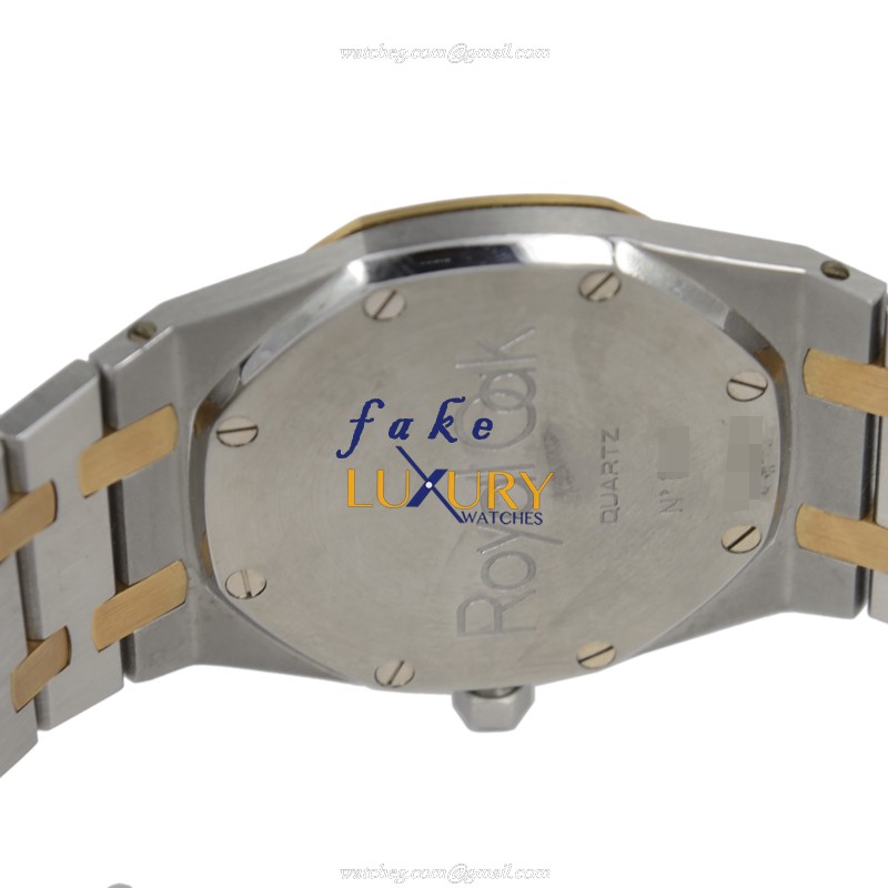 Audemars Piguet Royal Oak 56175SA.O.0789SA.09 Quartz 18kt Gold & Steel Silvery Dial Replica Watch - Image 4
