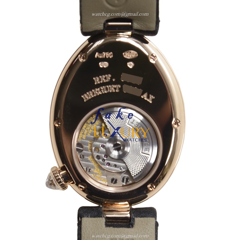Breguet 8928BR/8D/844/DD0D Reine de Naples - Automatic - Rose Gold - Silver Dial - Replica Watch - Image 4