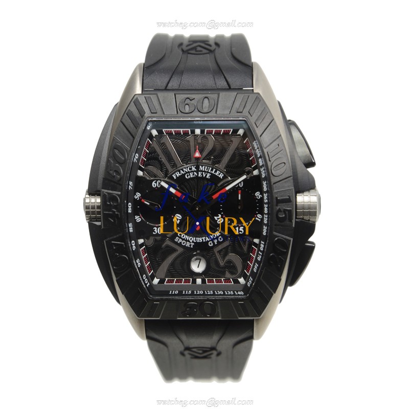 8900 CC DT GPG - Franck Muller Conquistador GPG Replica Watch - Automatic Titanium Black Dial - Image 2