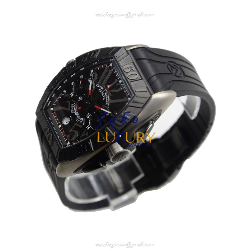 8900 CC DT GPG - Franck Muller Conquistador GPG Replica Watch - Automatic Titanium Black Dial - Image 3