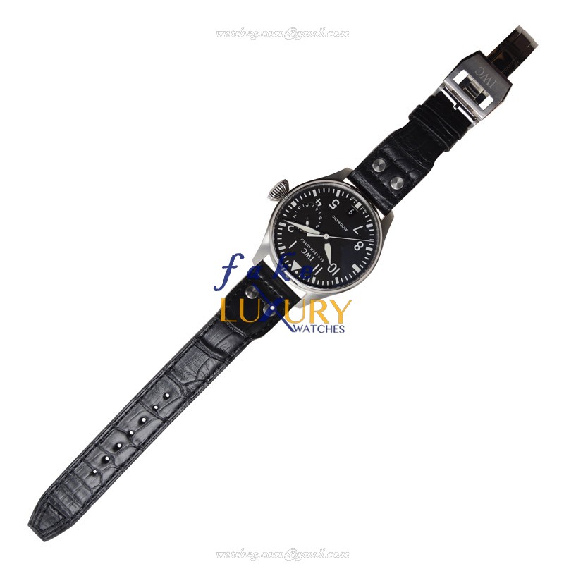 IWC IW500901 PILOTS Automatic Stainless Steel Black Dial Replica Watch - Image 2
