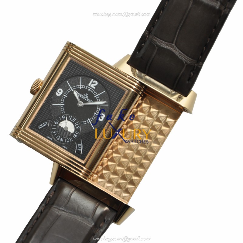 -QL-REVERSO-Q3742421 - Jaeger-Lecoultre Manual Wind 18kt Rose Gold Replica Watch - Swiss Movement - Image 3