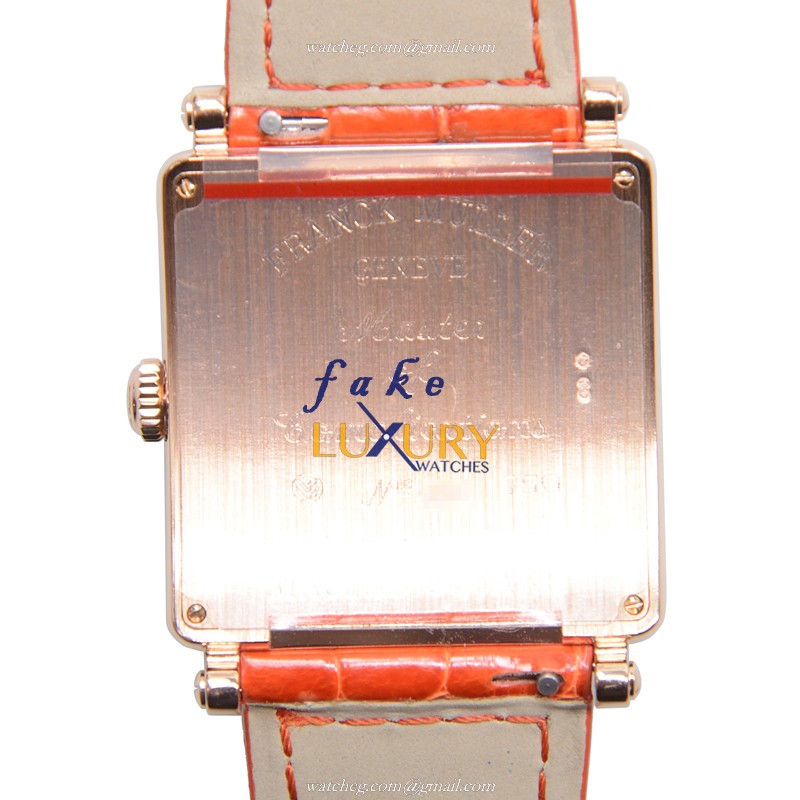 Franck Muller 6002 M QZ COL DRM R D 5N Master Square Quartz Silver Dial Replica Watch - Image 3