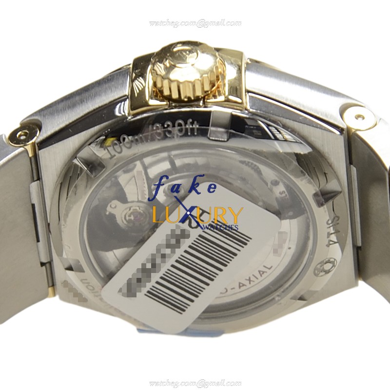 -12325272055002 - Omega CONSTELLATION Automatic 18kt Gold Diamond Steel Replica Watch - Image 4